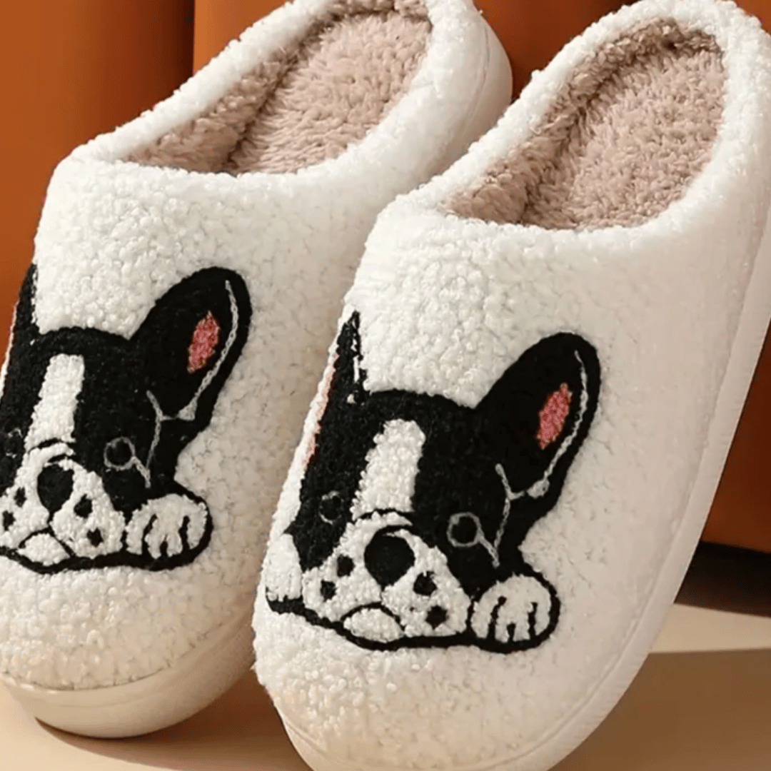 PugSlides cat animal slippers - cozy house slippers featuring cute cat design in multiple sizes
