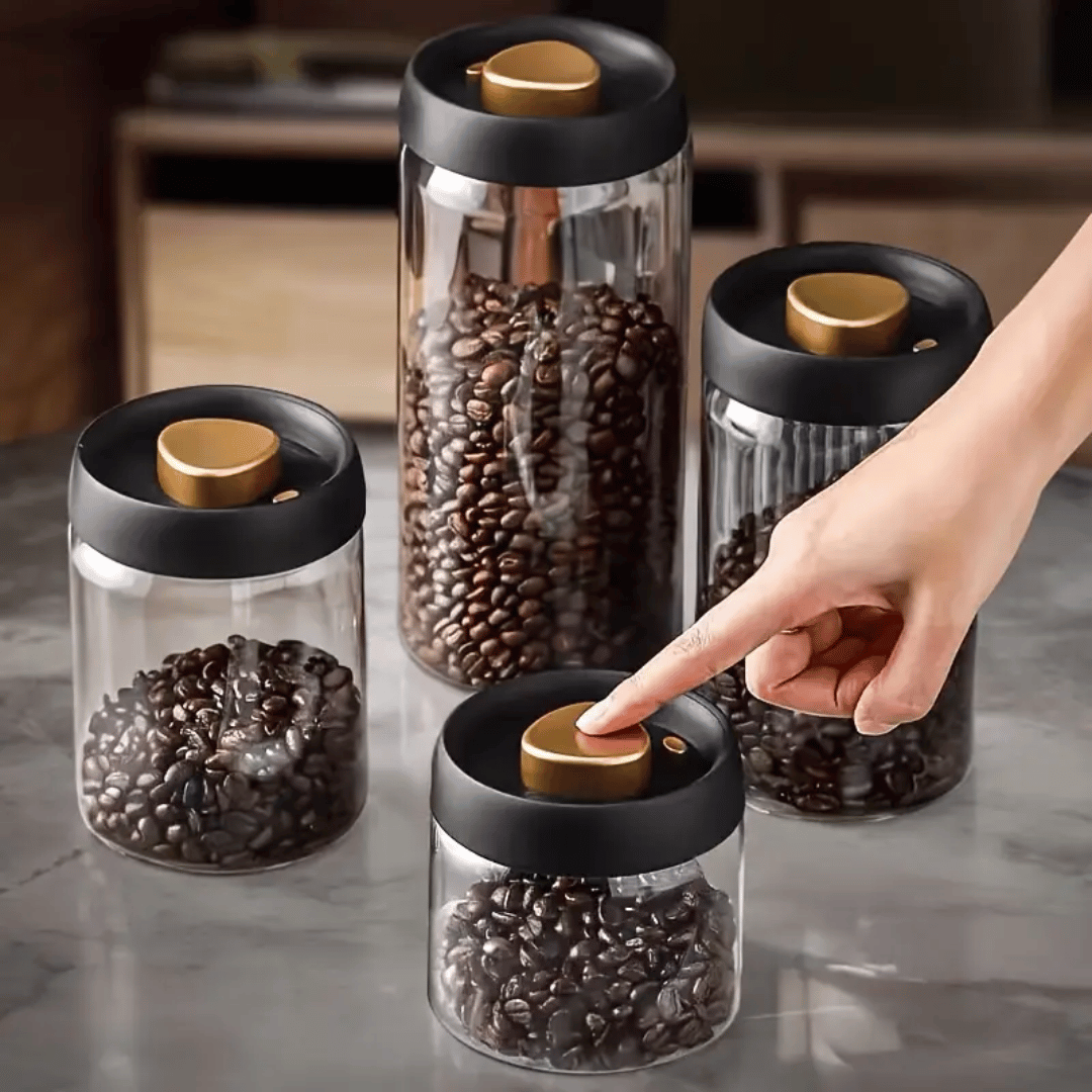 Press-Seal Glass Canisters