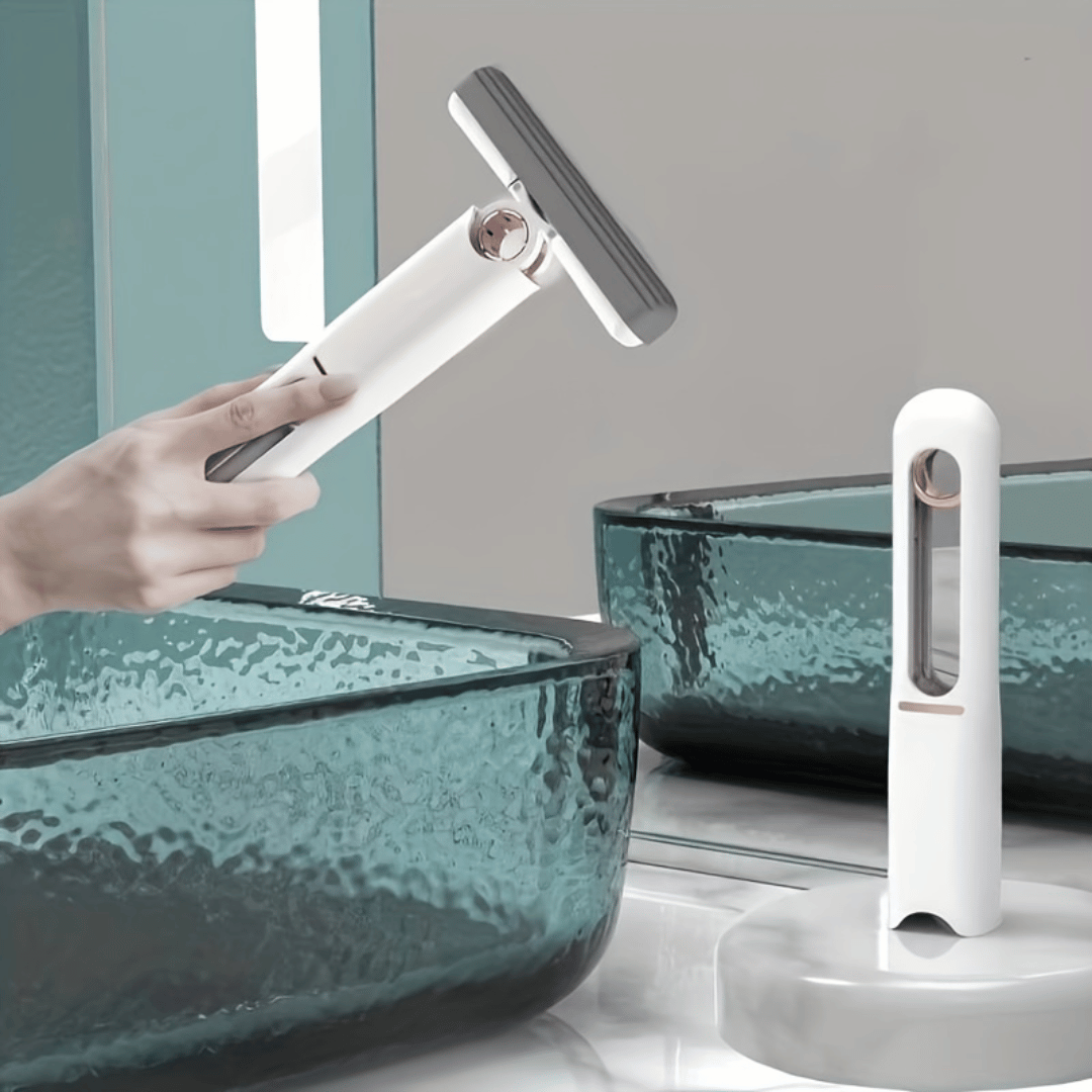 ProClean mini squeeze mop with one-hand operation design for mess-free compact cleaning