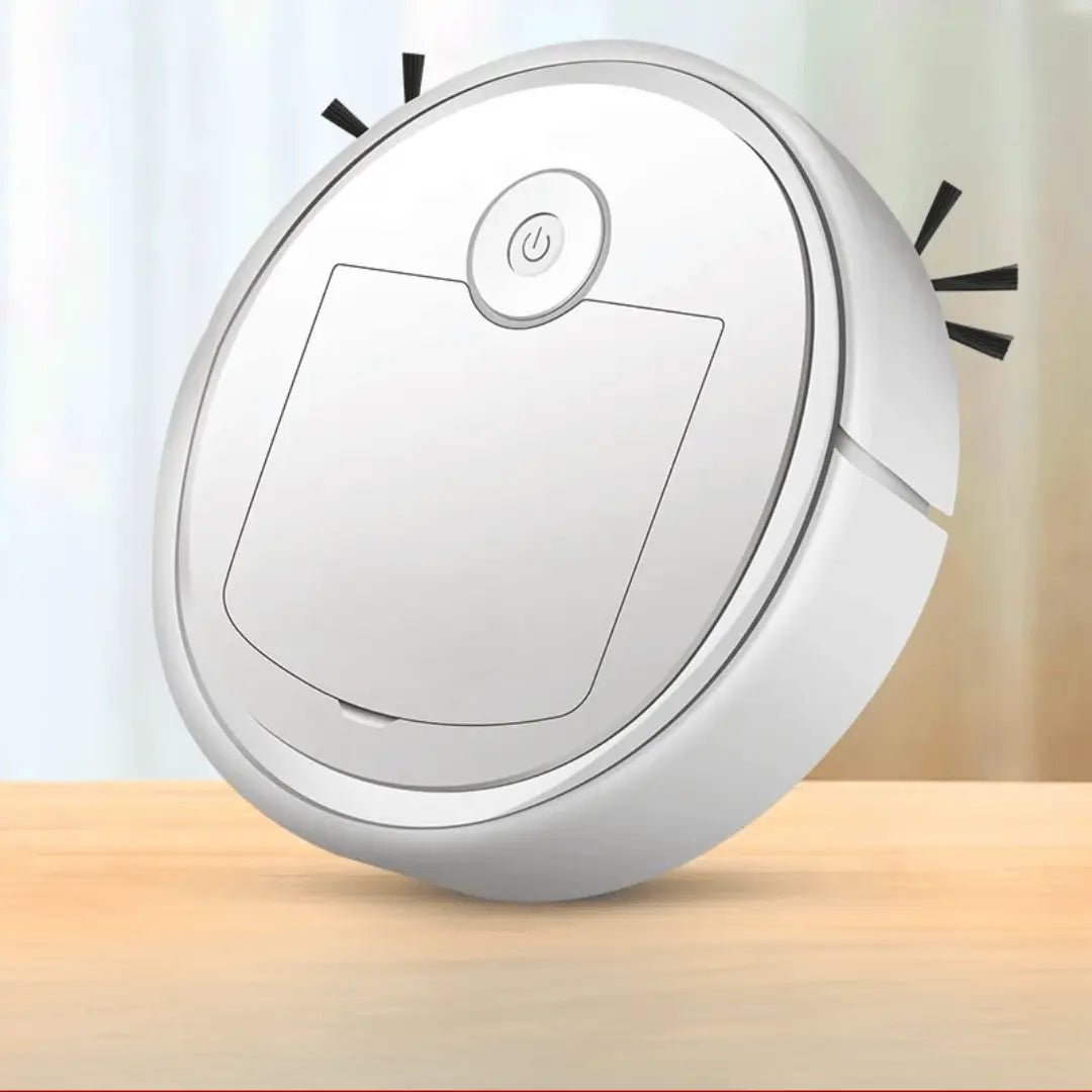 SmartClean robotic vacuum with intelligent navigation system for automatic floor cleaning