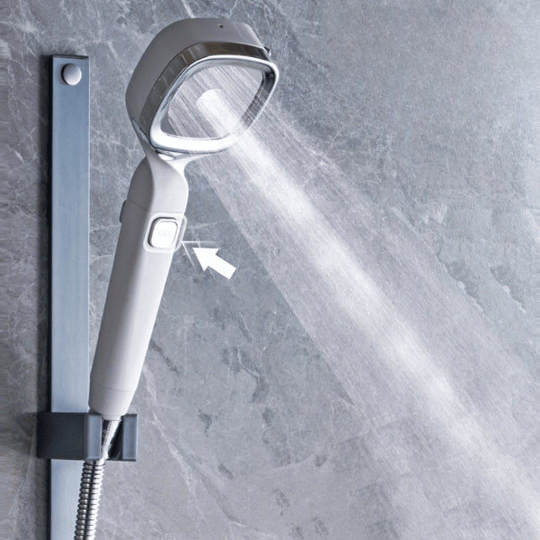 HydroBoost 3-in-1 multi-function shower head with enhanced water pressure and multiple spray modes