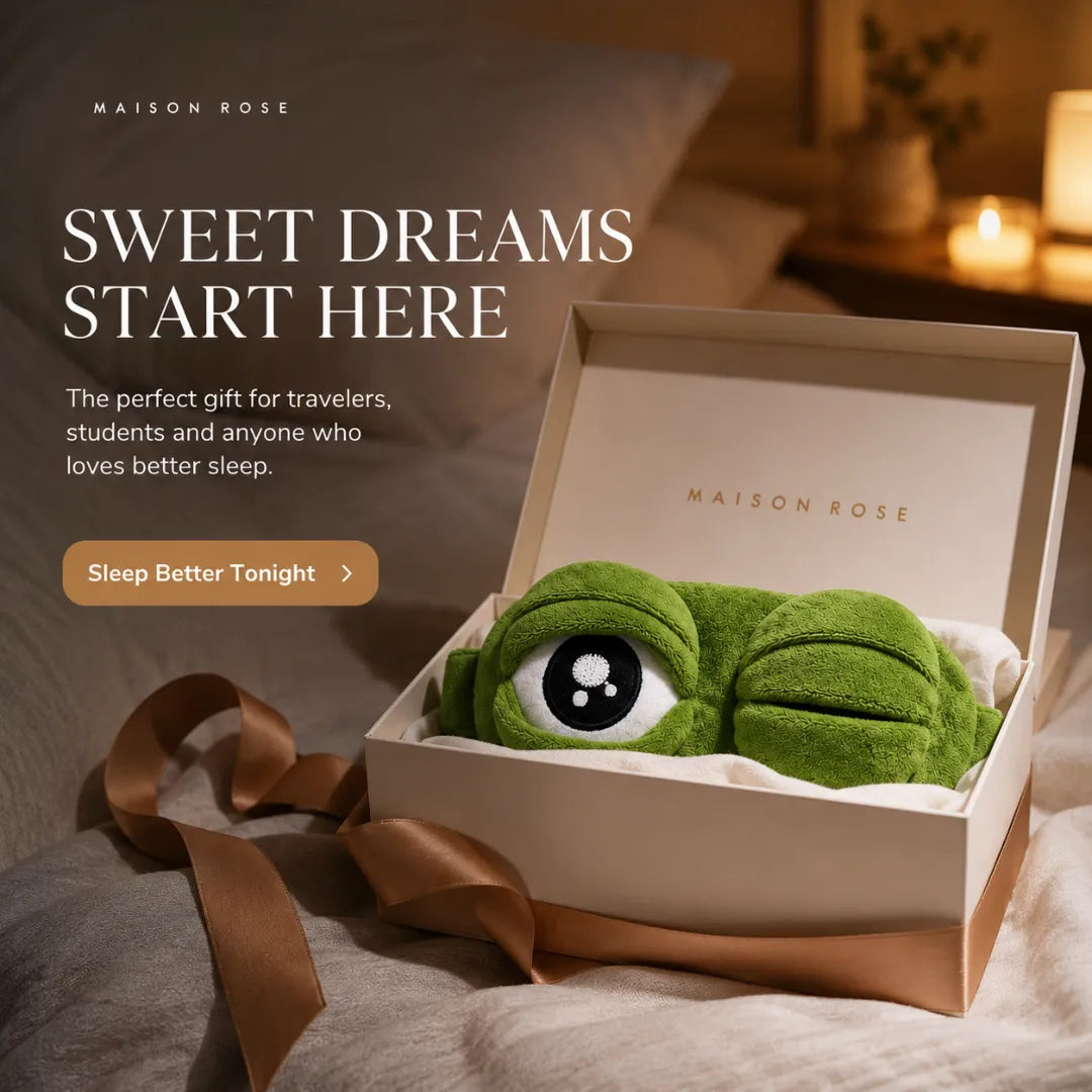 FroggySnap – Plush Sleep Mask