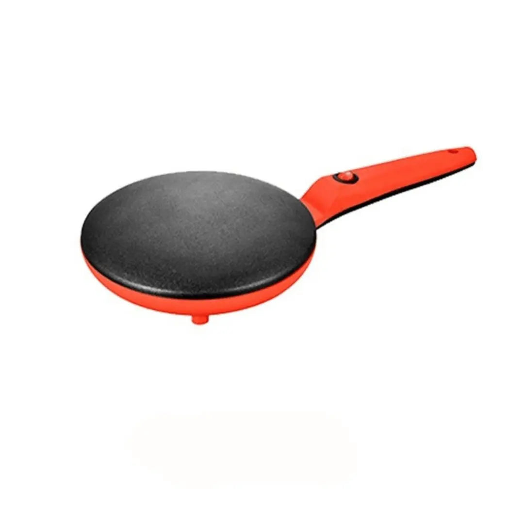 QuickBake electric pancake pan with non-stick surface for perfect breakfast cooking
