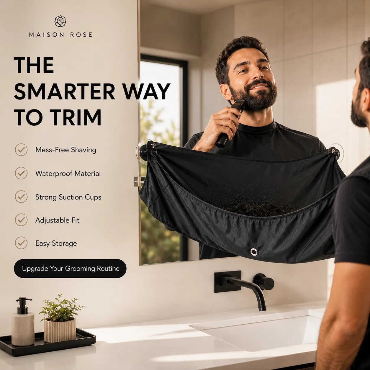 TrimShield – Beard Grooming Apron