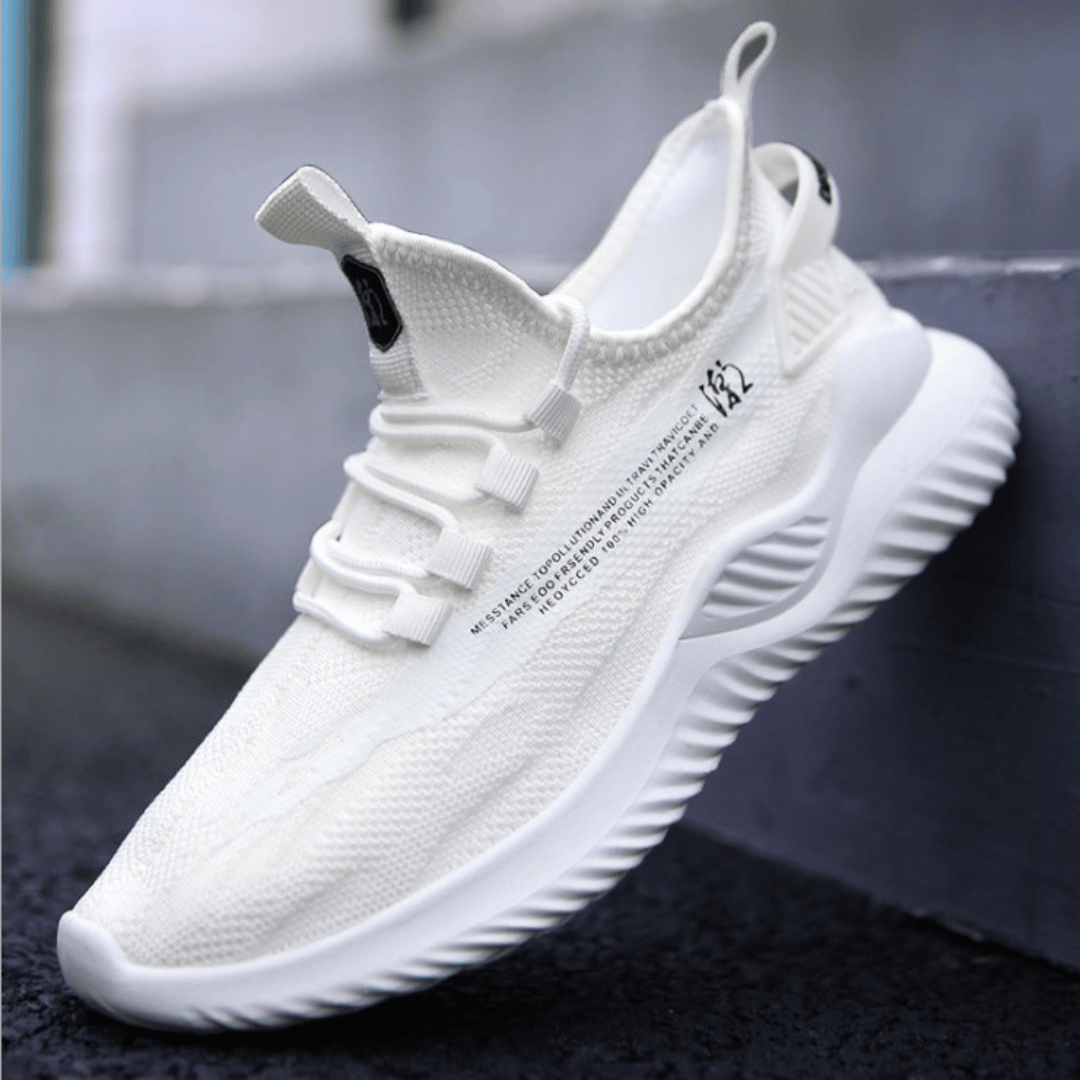 VYRON sneakers black colorway - engineered performance athletic shoes with Zero-Pressure fit and urban design