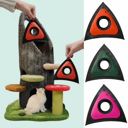 TriClean pet hair triangle remover with electrostatic power for effortless fur removal from furniture