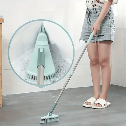 AngleMaster Brush 360 triangular floor brush with 360-degree rotation for comprehensive corner cleaning