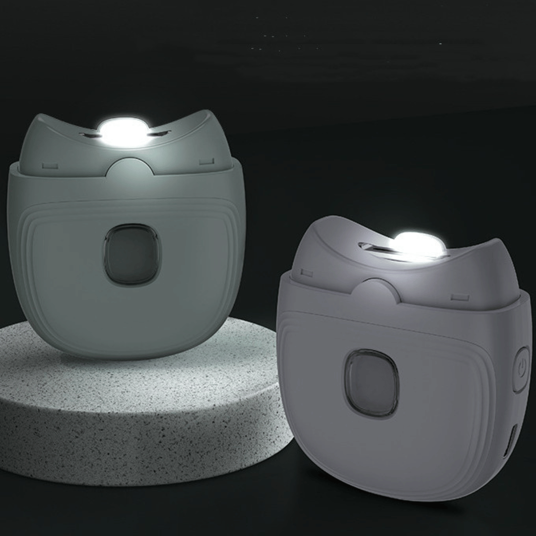 SafeTrim silent rechargeable electric nail cutter with precise cutting technology for safe nail trimming
