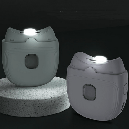 SafeTrim silent rechargeable electric nail cutter with precise cutting technology for safe nail trimming