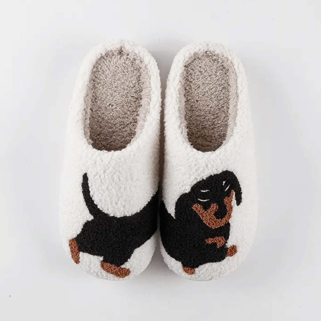 PugSlides cat animal slippers - cozy house slippers featuring cute cat design in multiple sizes