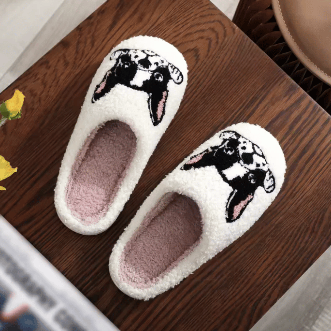 PugSlides cat animal slippers - cozy house slippers featuring cute cat design in multiple sizes