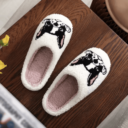 PugSlides cat animal slippers - cozy house slippers featuring cute cat design in multiple sizes