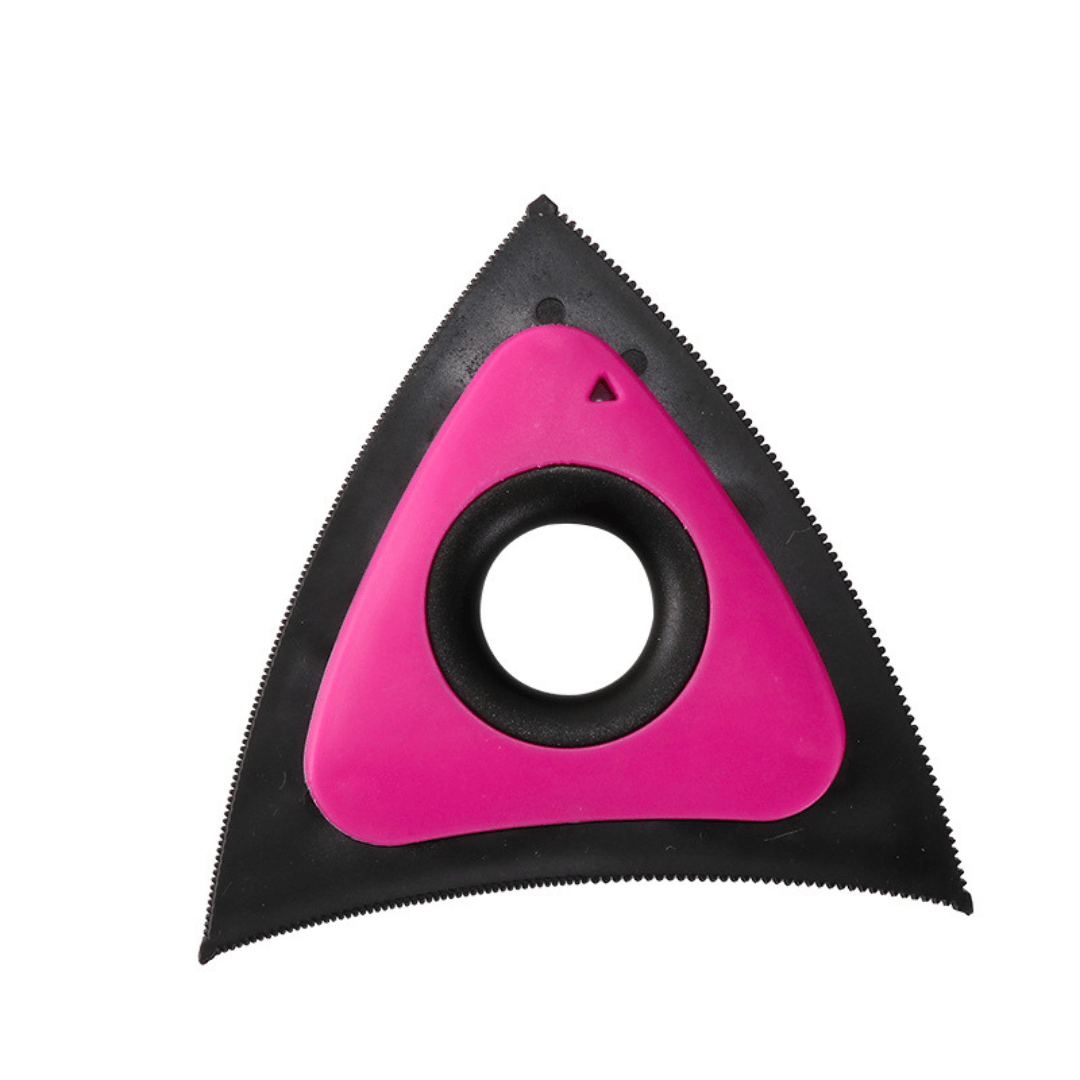TriClean pet hair triangle remover with electrostatic power for effortless fur removal from furniture