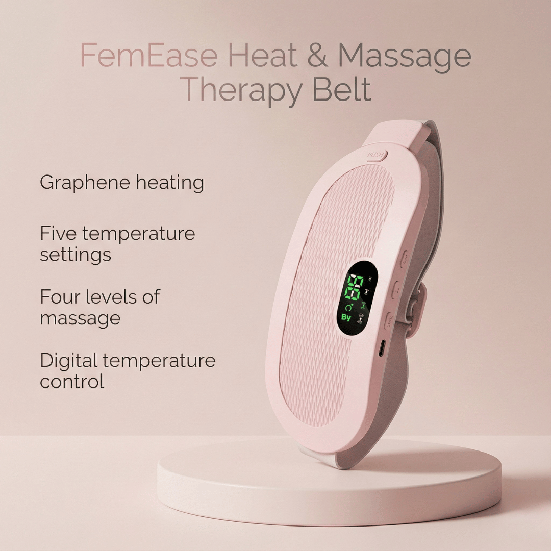 FemEase Heat & Massage Therapy Belt