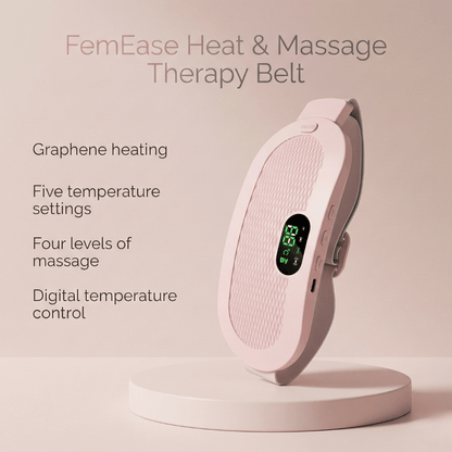 FemEase Heat & Massage Therapy Belt