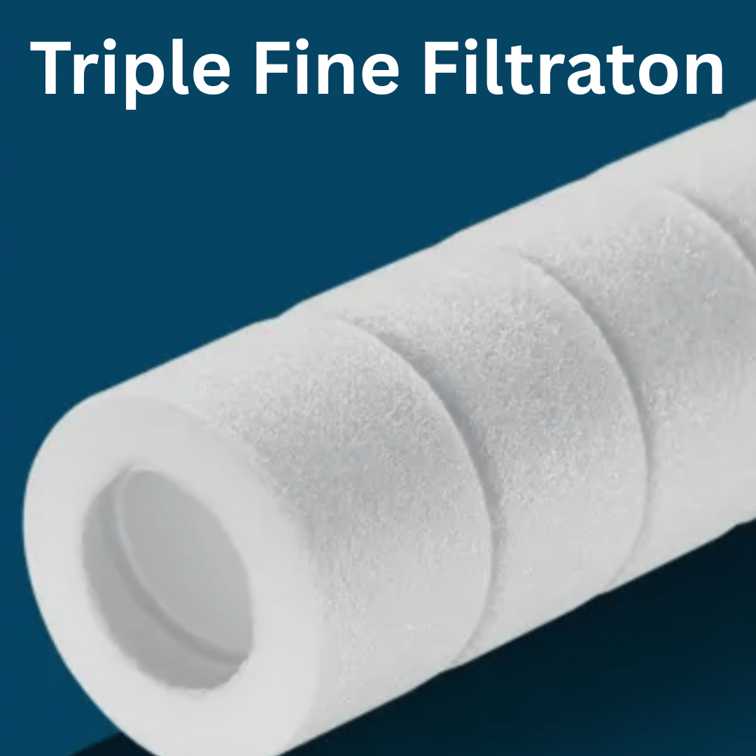 HydroBoost 3-in-1 Shower Head – Filter 5 Pieces