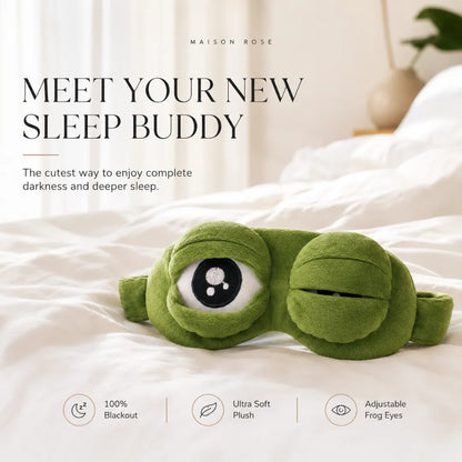 FroggySnap – Plush Sleep Mask