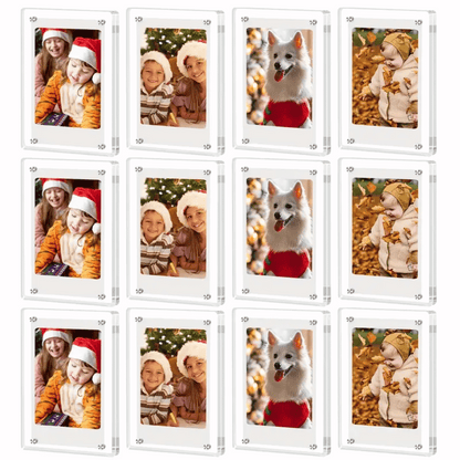 ClearMag acrylic magnetic photo frame with clear design for displaying photos on fridge and kitchen surfaces