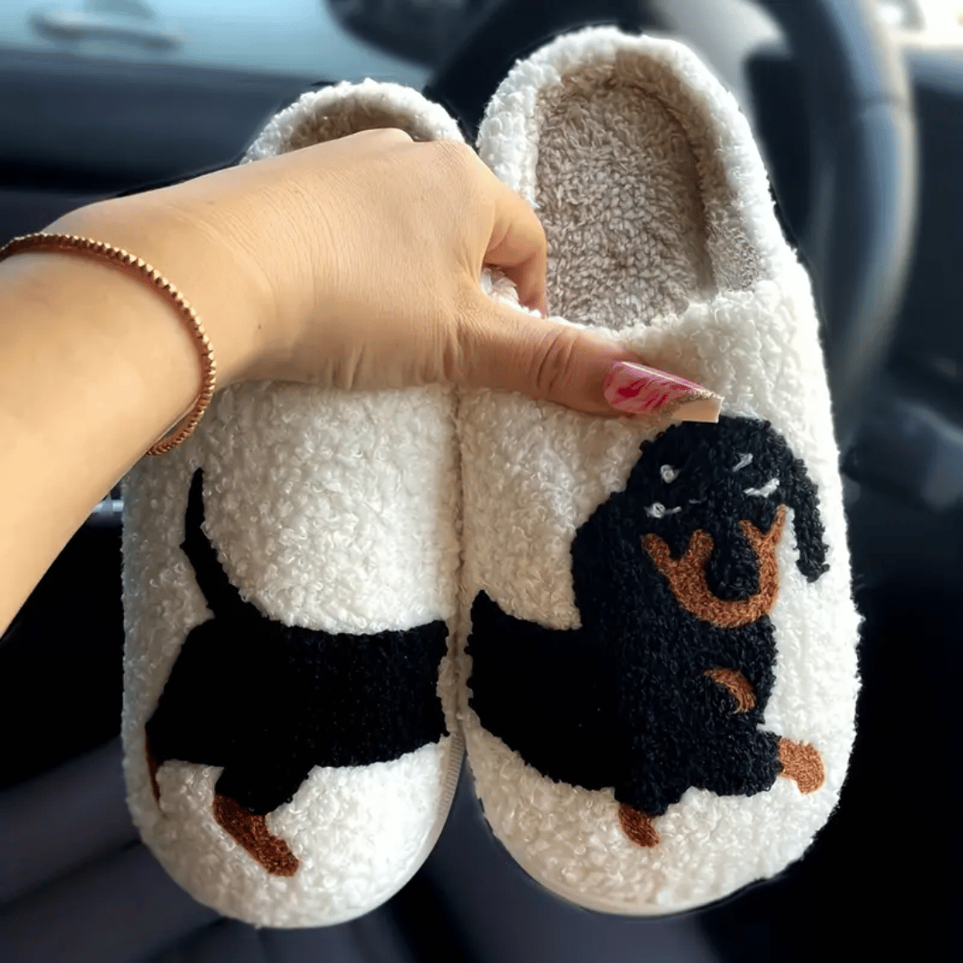 PugSlides cat animal slippers - cozy house slippers featuring cute cat design in multiple sizes