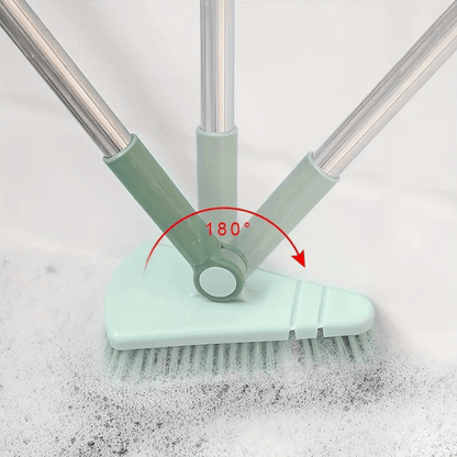 AngleMaster Brush 360 triangular floor brush with 360-degree rotation for comprehensive corner cleaning
