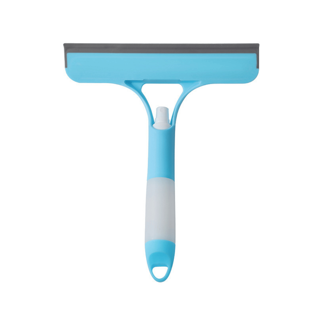 ClearView double-sided glass scraper with ergonomic handle for efficient window and mirror cleaning