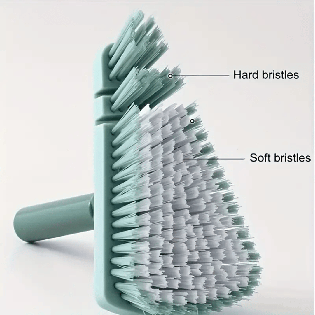 AngleMaster Brush 360 triangular floor brush with 360-degree rotation for comprehensive corner cleaning