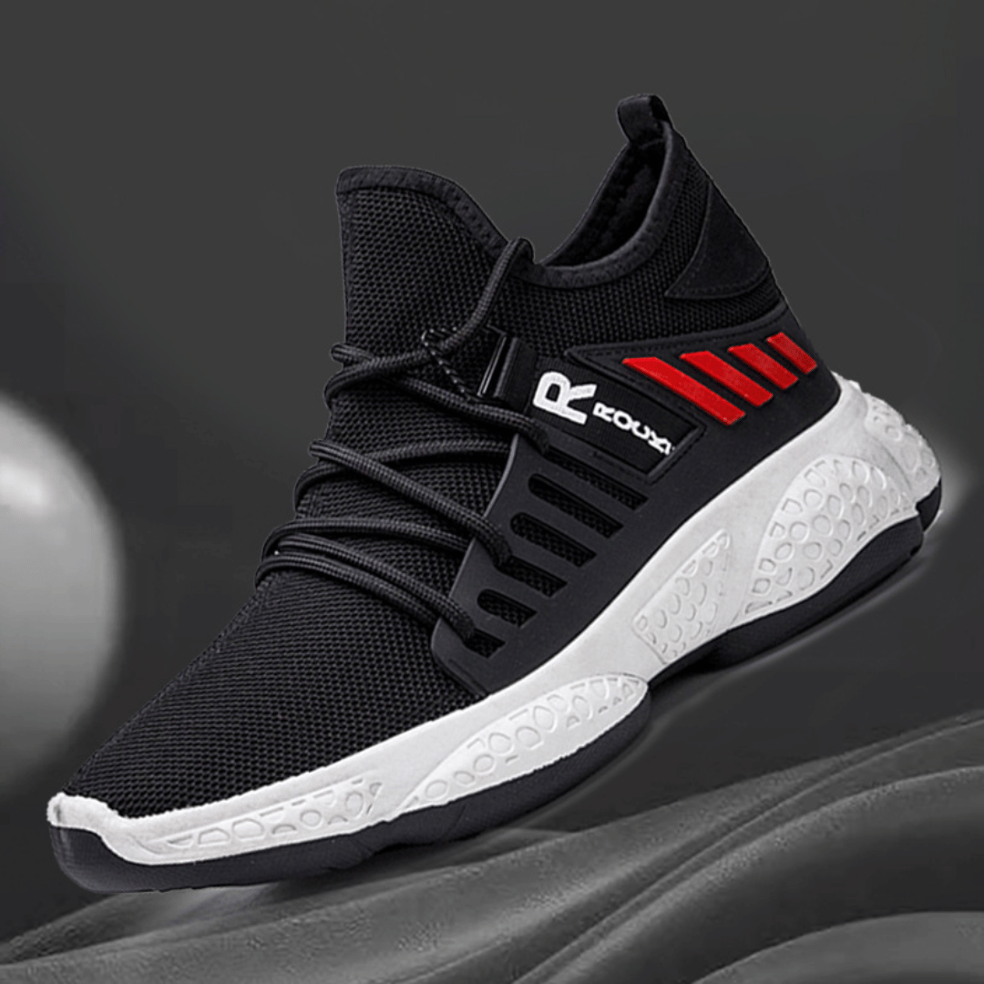 RAVEN sneakers black colorway - urban performance shoes with reinforced cushion sole and UrbanGrip outsole