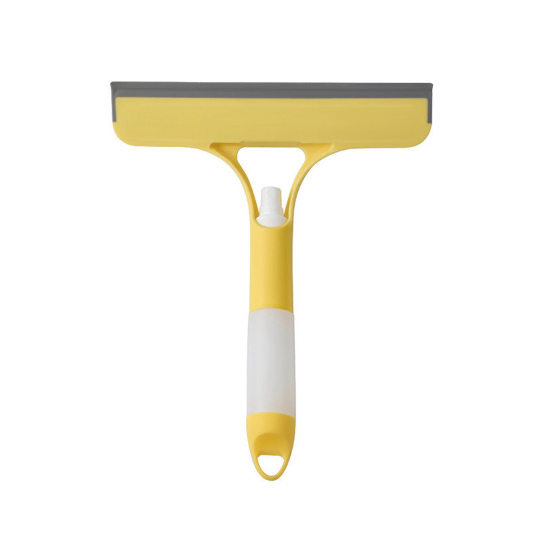 ClearView double-sided glass scraper with ergonomic handle for efficient window and mirror cleaning