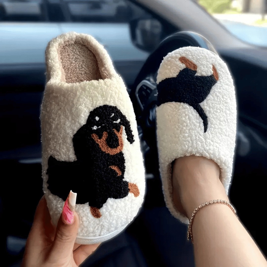 PugSlides cat animal slippers - cozy house slippers featuring cute cat design in multiple sizes