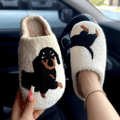 PugSlides cat animal slippers - cozy house slippers featuring cute cat design in multiple sizes