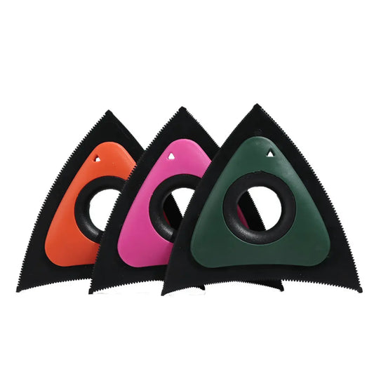 TriClean pet hair triangle remover with electrostatic power for effortless fur removal from furniture