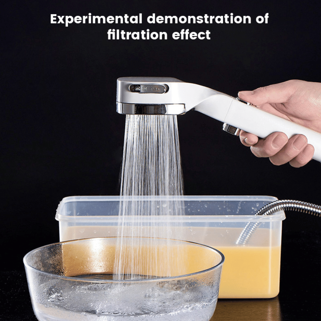 HydroBoost 3-in-1 multi-function shower head with enhanced water pressure and multiple spray modes