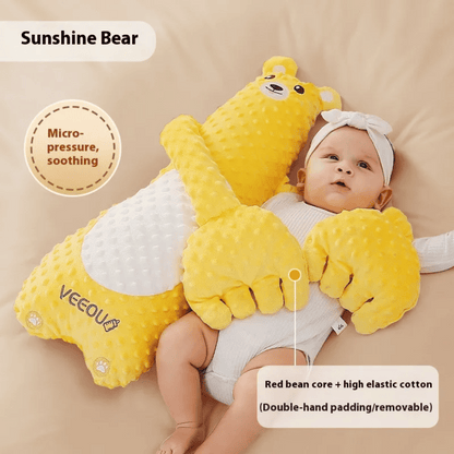 Naptime Roar baby sleep companion showing soft plush design - smart toy with music and warmth for peaceful baby sleep