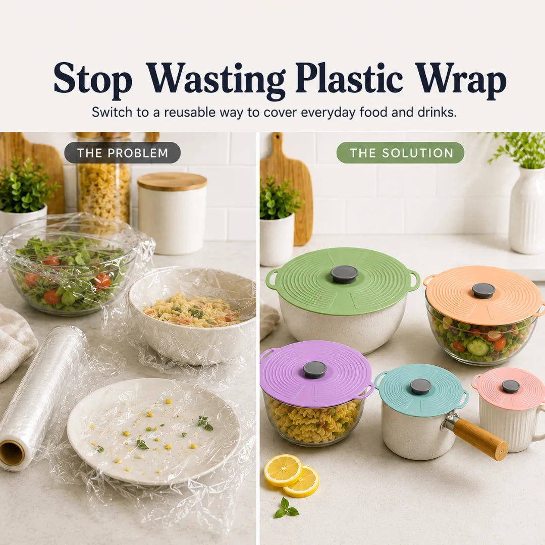 Reusable Silicone Food Lids