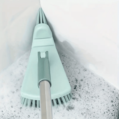 AngleMaster Brush 360 triangular floor brush with 360-degree rotation for comprehensive corner cleaning