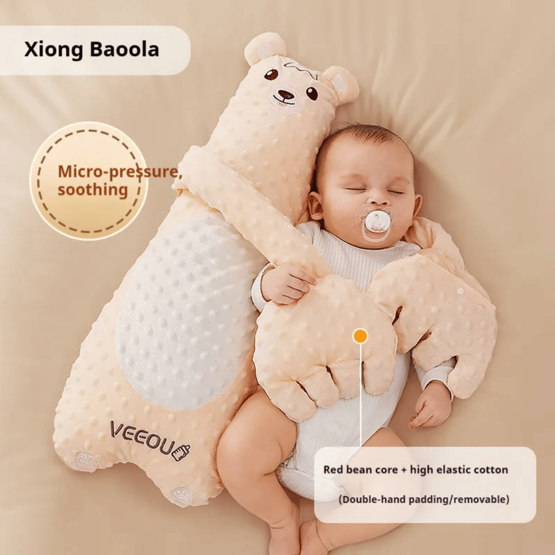 Naptime Roar baby sleep companion showing soft plush design - smart toy with music and warmth for peaceful baby sleep