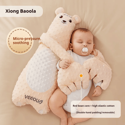 Naptime Roar baby sleep companion showing soft plush design - smart toy with music and warmth for peaceful baby sleep