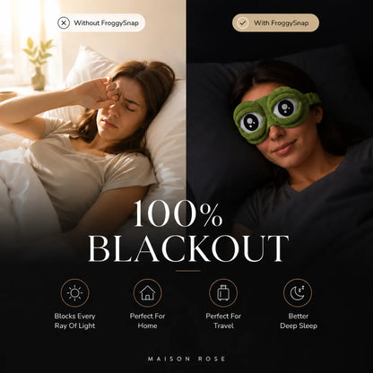 FroggySnap – Plush Sleep Mask