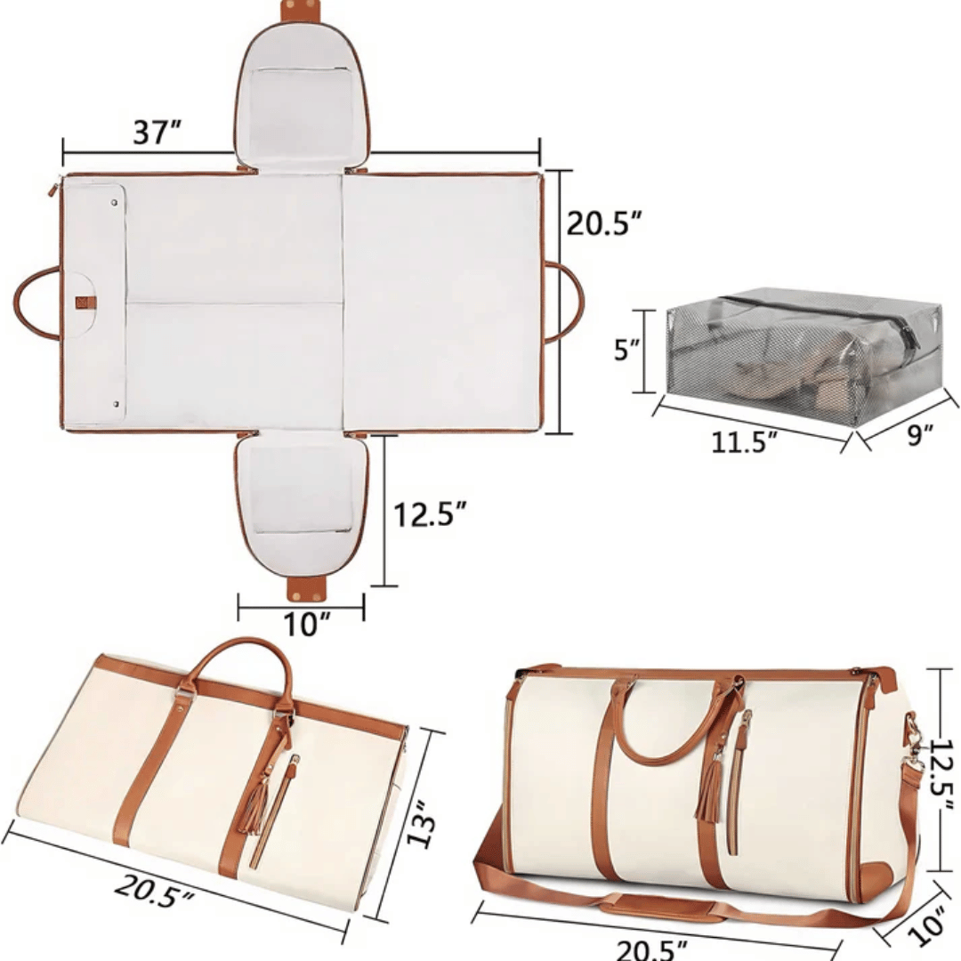 Elegance Travel Duffel bag lifestyle - elegant travel luggage for modern travelers