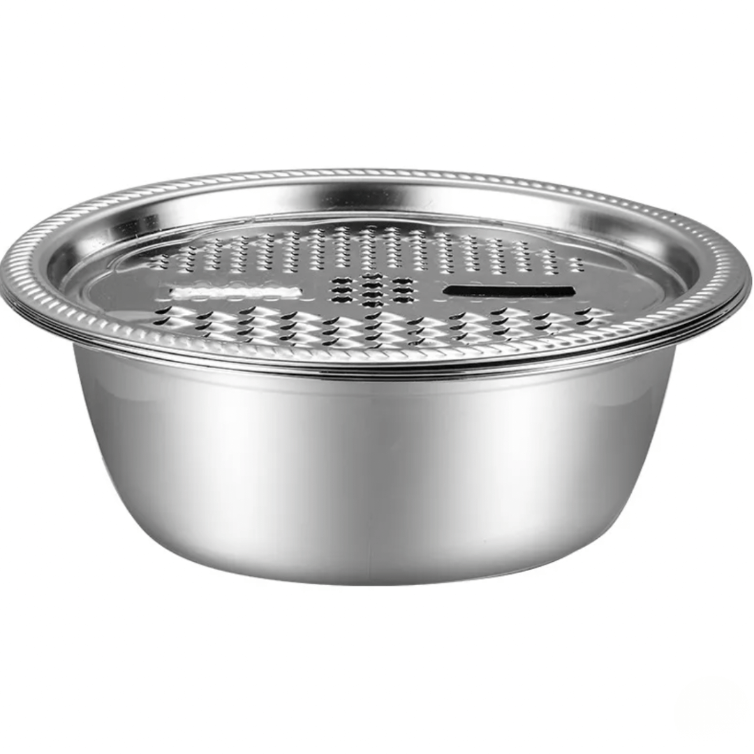 3-in-1 Stainless Prep Bowl Set