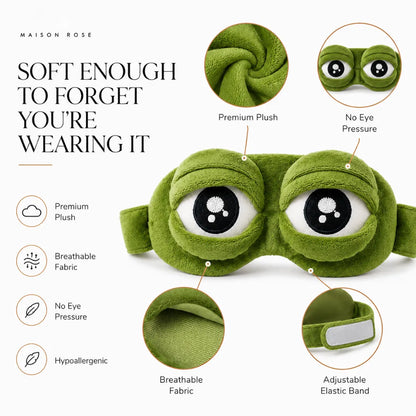 FroggySnap – Plush Sleep Mask