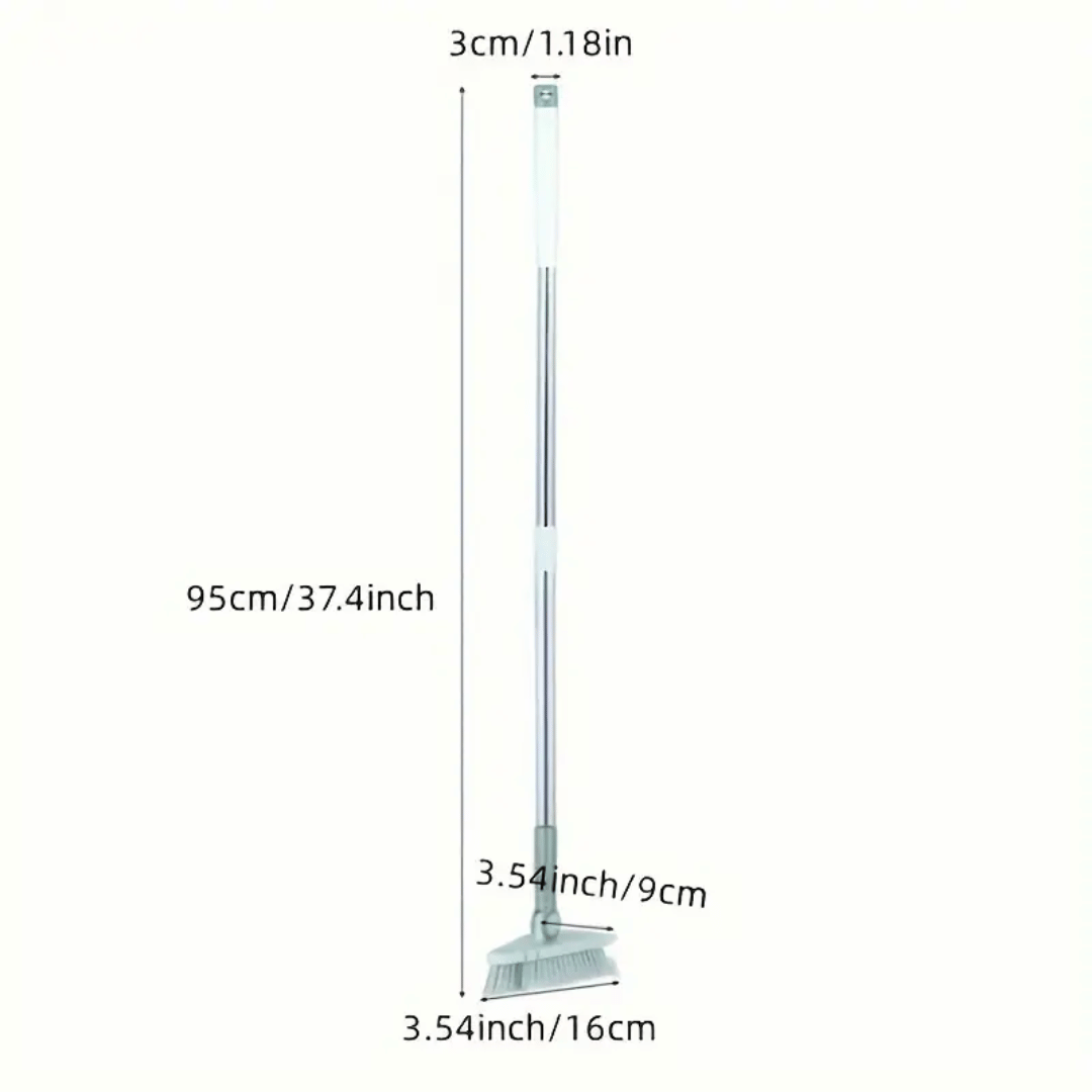 AngleMaster Brush 360 triangular floor brush with 360-degree rotation for comprehensive corner cleaning
