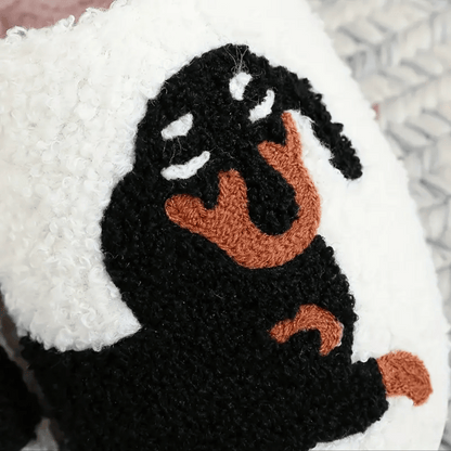 PugSlides cat animal slippers - cozy house slippers featuring cute cat design in multiple sizes