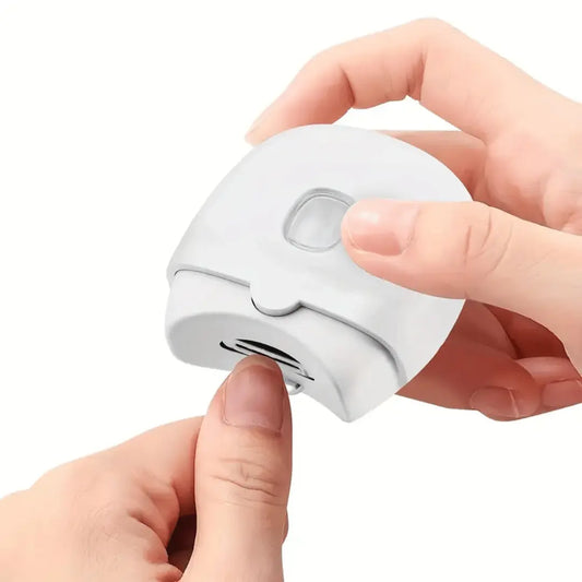 SafeTrim silent rechargeable electric nail cutter with precise cutting technology for safe nail trimming