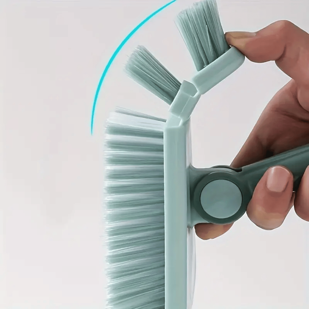 AngleMaster Brush 360 triangular floor brush with 360-degree rotation for comprehensive corner cleaning