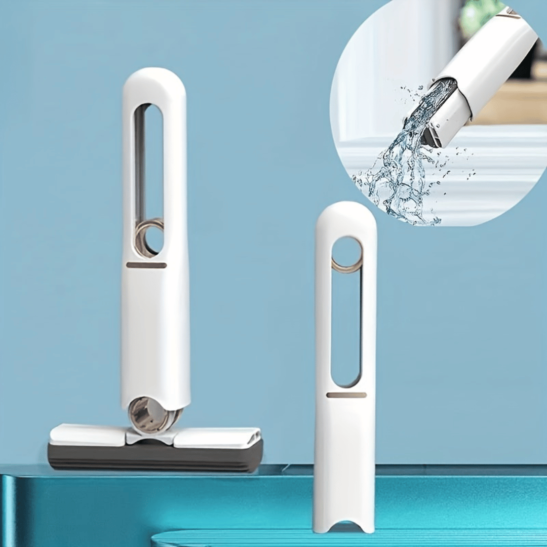ProClean mini squeeze mop with one-hand operation design for mess-free compact cleaning