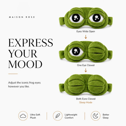 FroggySnap – Plush Sleep Mask