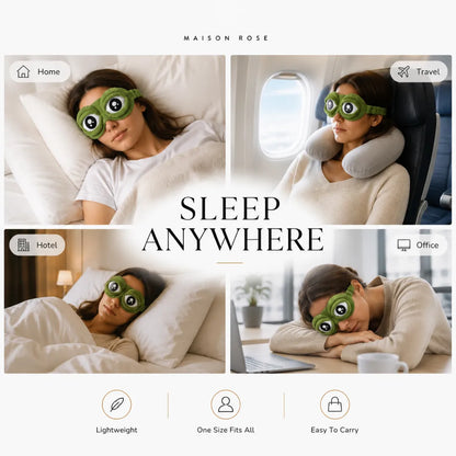 FroggySnap – Plush Sleep Mask