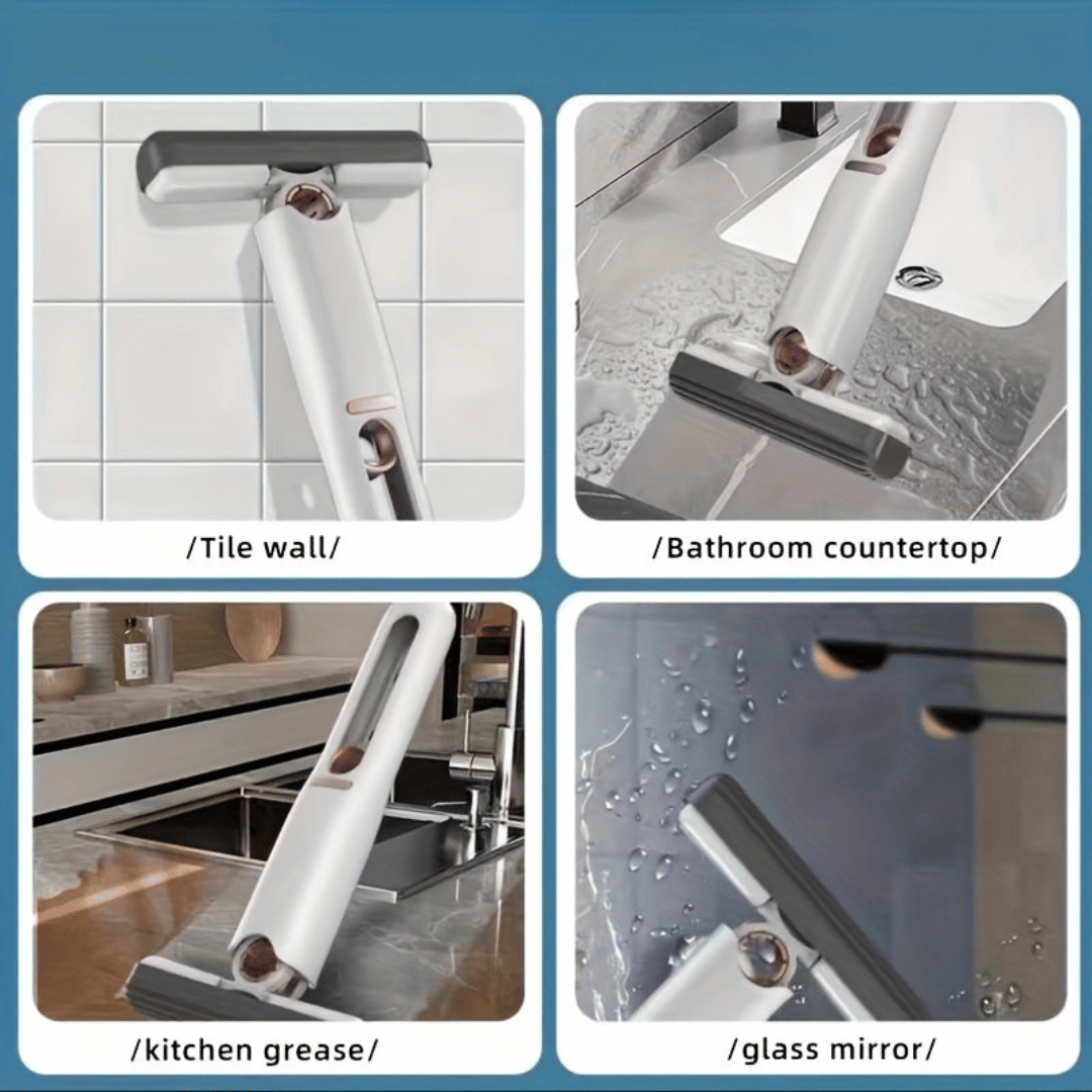 ProClean mini squeeze mop with one-hand operation design for mess-free compact cleaning