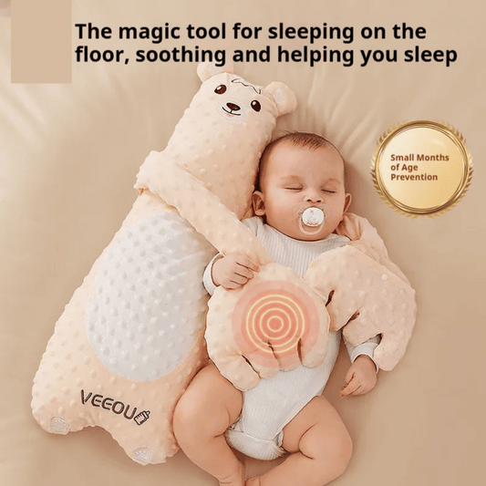 Naptime Roar baby sleep companion showing soft plush design - smart toy with music and warmth for peaceful baby sleep
